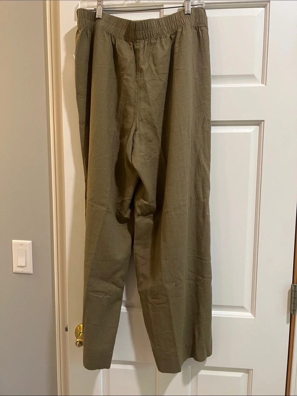 Old Navy Olive  wide leg Pull-On Elastic Waist pants